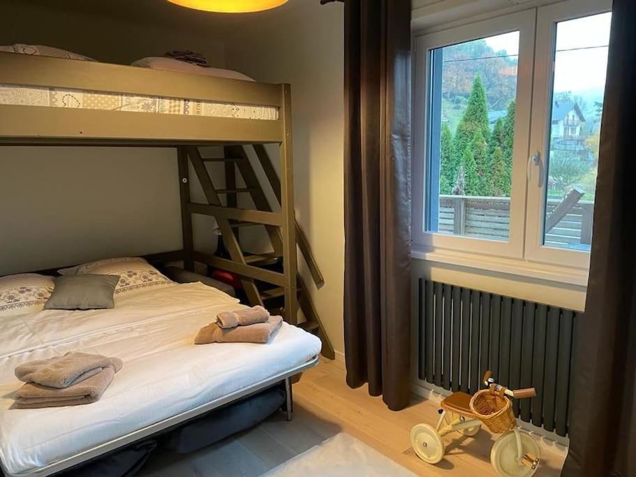 Joli Logement Avec Terrasse La Cigale 6 A 8 Personnes Orbey Buitenkant foto
